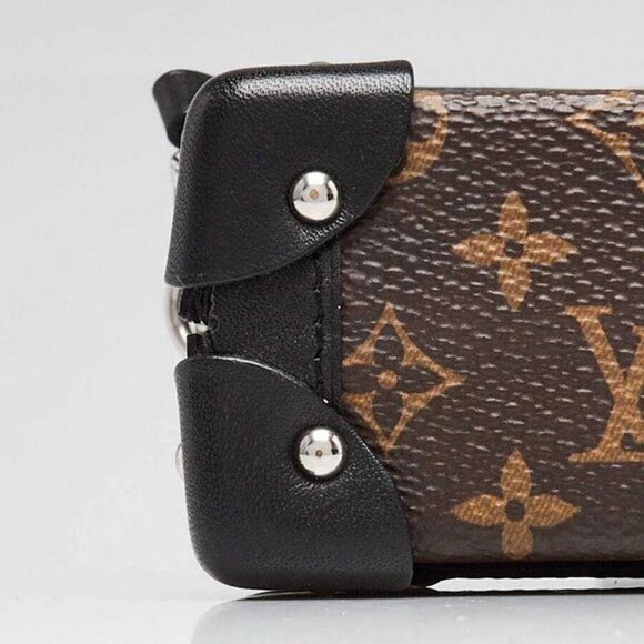 Louis Vuitton Monogram Malletage Canvas Petite Malle Bag - Picture 6 of 12